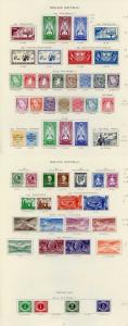 Collection of Ireland KGVI on leaves cat 321.85 pounds