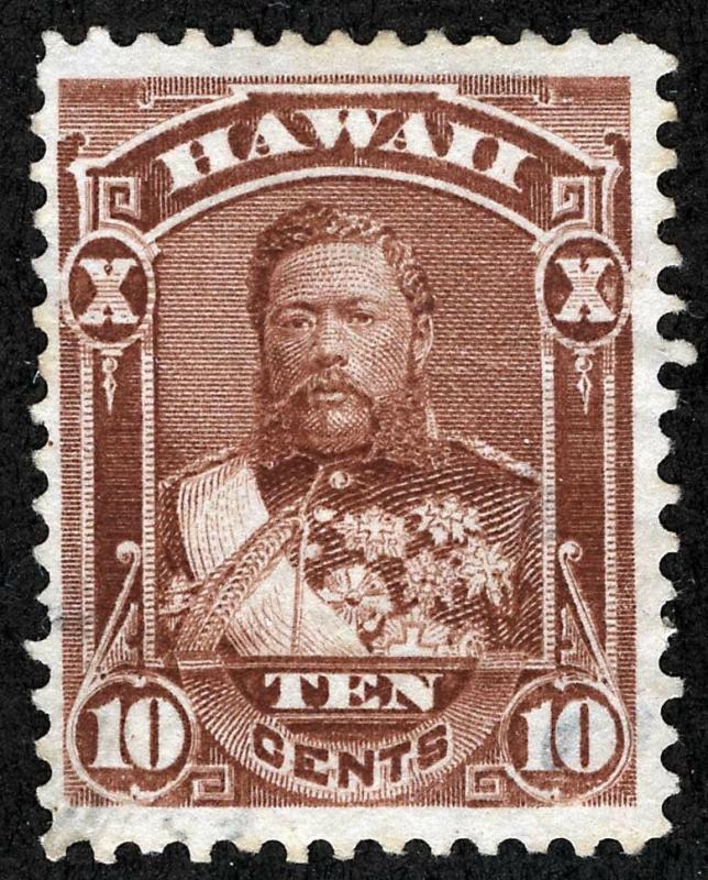 Hawaii Sc 44 Red Brown 10¢ Unused No Gum