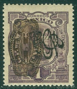 EDW1949SELL : MEXICO 1916 Scott #587a Vertical Tablet VF, Mint OG. Catalog $100.