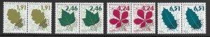 France 2438-41  1994  set 4  in pairs  VF  Mint NH