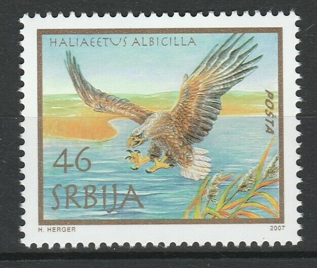 Serbia 2007 Birds joint issue Austria MNH stamp