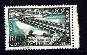 French West Africa 77 Used 1958 isue