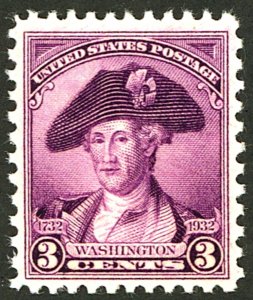 U.S. #708 MINT OG NH STAINS 