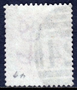 GREAT BRITAIN — SCOTT 49 (SG 103) — 1870 3d QV ROSE — PLATE 6 — USED — SCV $60