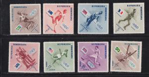 Dominican Republic # 479-483, C100-102, Olympics, Mint NH, 1/2 Cat.