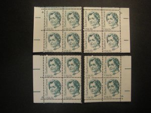 Scott 1857, 17c Rachel Carson, PB4 #4 Matched Set, MNH Great Americans Beauty