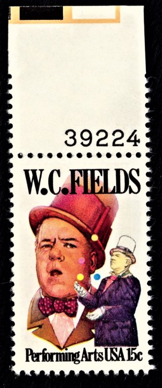 US 1803 MNH VF 15 Cent W.C. Fields