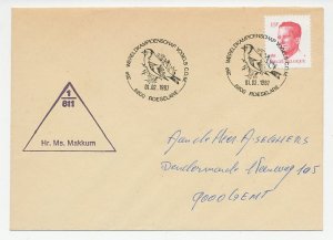 Cover / Postmark Belgium 1987 Birds - World Championships