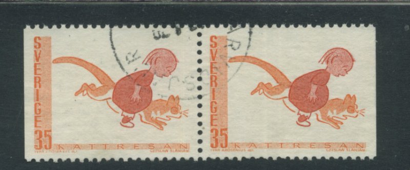 Sweden 841  Used pair (15