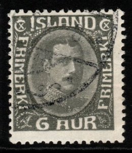 ICELAND SG120 1920 6a GREY FINE USED