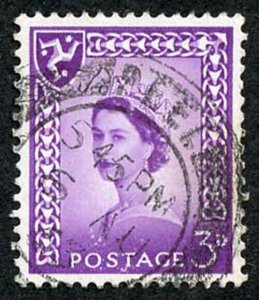 IOM SG2a 3d Deep Lilac on Chalky Paper Fine used cat from 6.50 pounds