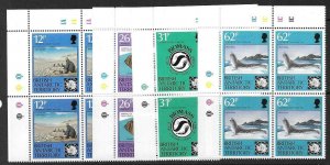 BRITISH ANTARCTIC TERR. SG196/9 1991 ANTARCTIC TREATY BLOCK OF 4 MNH