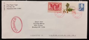 DM)1998, U.S.A, LETTER CIRCULATED IN U.S.A, WITH STAMPS, FRANCIS SCOT