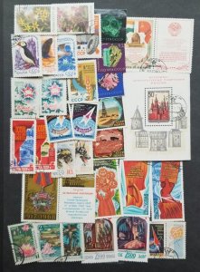 RUSSIA USSR CCCP Used CTO Stamp Lot Collection T5757