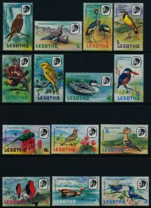 Lesotho 321-34 MNH Birds, Insects, Flowers