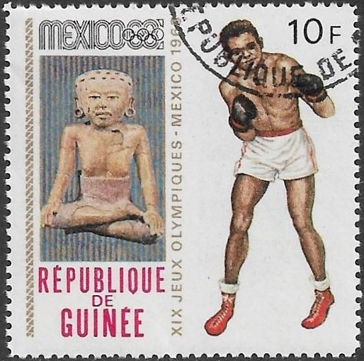 Guinea 1968 Scott # 523 NH CTO. Free Shipping for All Additional Items