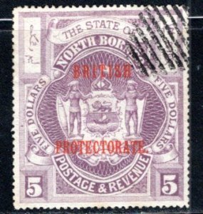 North Borneo  #158 Used VF,  CV $9.25  ....   4450053