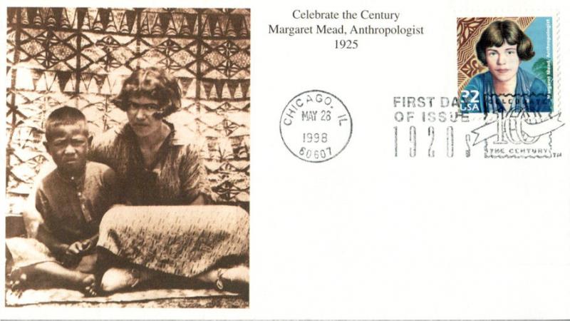 #3184g Margaret Mead Mystic FDC