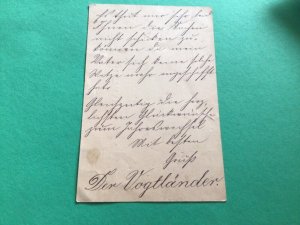 German Empire 1887 Dresden   postcard A18127