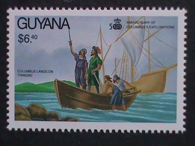 ​GUYANA-1992-SC#2520-31 COLUMBUS DISCOVERED AMERICA 500TH ANNV: MNH SET VF,