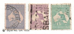 Australia 48, 50-51 Wmk. 10 Used