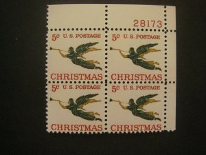 Scott 1276, Christmas Angel, 1965, PB4 #28173 UR, MNH Christmas Beauty