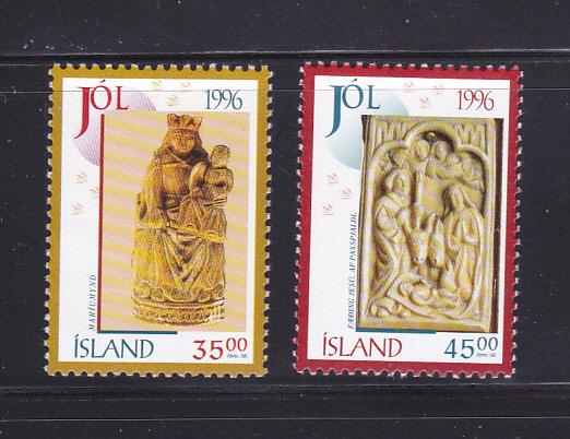 Iceland 832-833 Set MNH Christmas