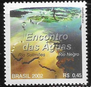 Brazil 2002 Confluence of Rio Solimoes & Rio Negro Sc 2856 MNH A3110