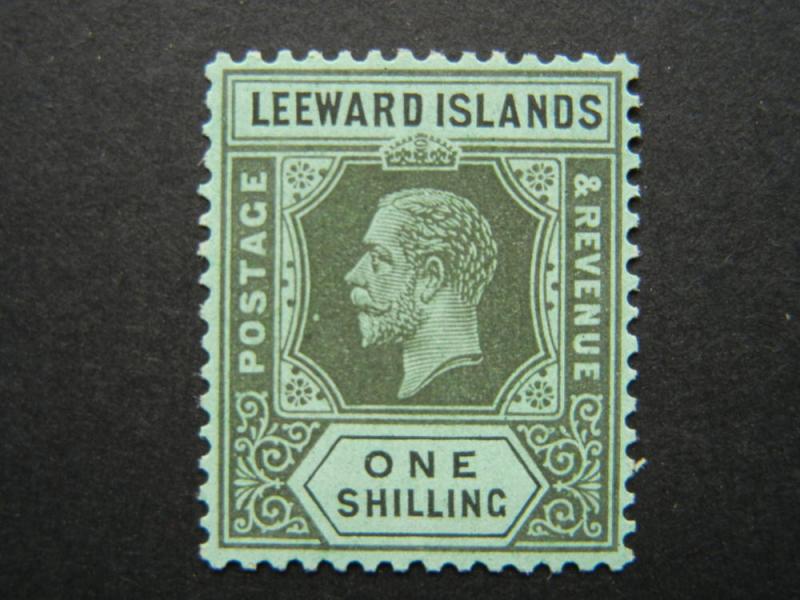 Leeward Islands 1931 KGV 1sh, SG 87 MNH