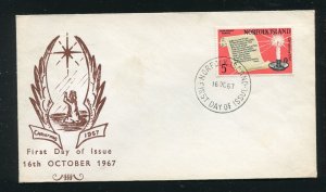 Norfolk Island 115 Christmas First Day Cover 1967