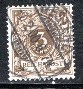 Germany Reich Scott # 46e, used, experts h/s, Mi 45e