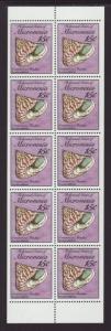 Micronesia 85a Seashells Booklet Pane MNH VF