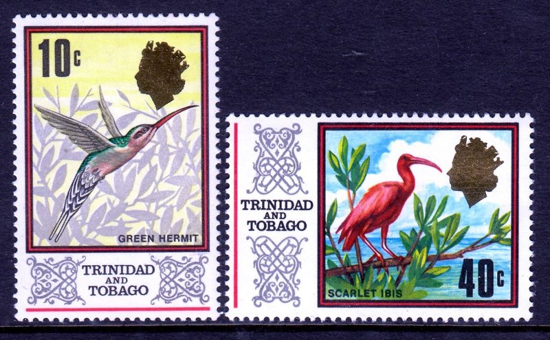 Trinidad & Tobago 1969 Birds Mint MNH SG344,350 CV £10