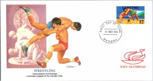 Laos, Worldwide First Day Cover, Olympics