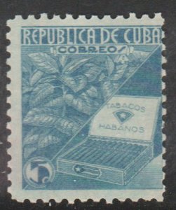 1948 Cuba Stamps Tobacco Industry Habano Cigar and Arms of Cuba MNH