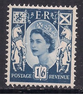 Scotland GB 1967 QE2 1/-6d Grey Blue Umm SG S 6  ( L512 )