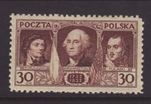 Poland 267 George Washington MNH VF