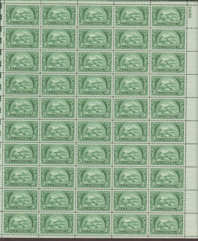 US,987,BANKERS ASSOCIATION,MNH VF, FULL SHEET,1950'S COLLECTION,MINT NH ,VF