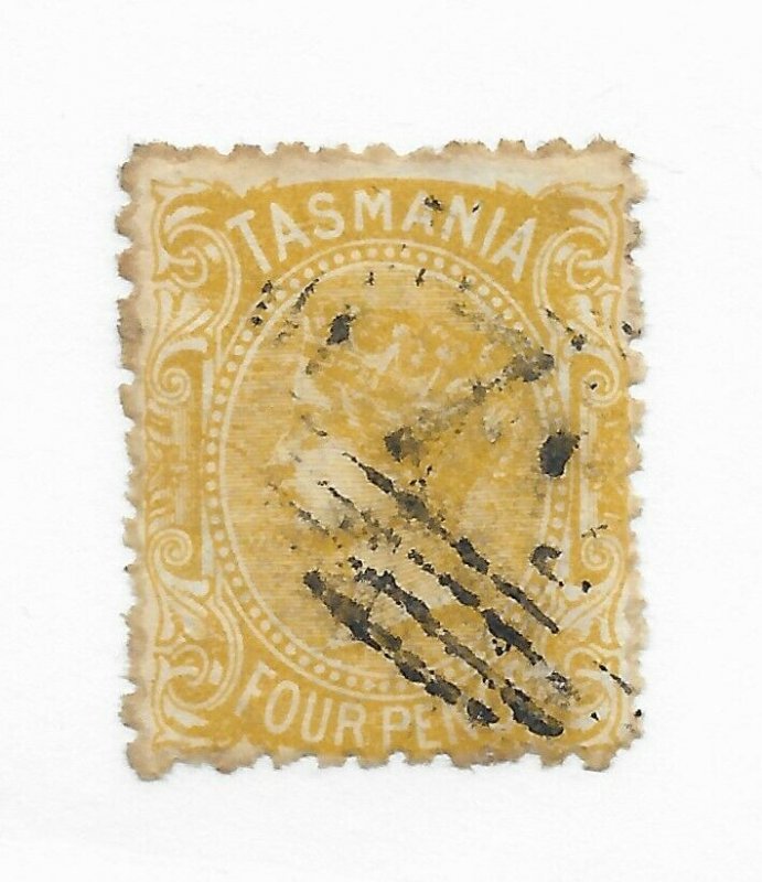 Tasmania #57 Used - Stamp CAT VALUE $32.50