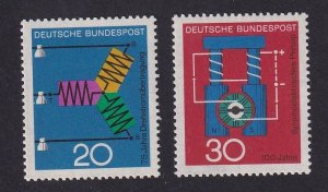 Germany  #965-966  MNH 1966  science and technology