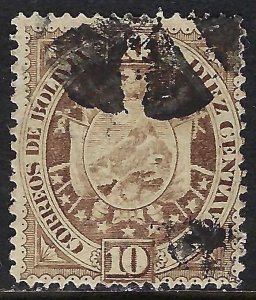 Bolivia 43 VFU PARIS PRINTING K972-4