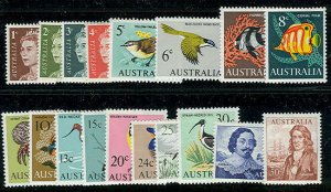 AUSTRALIA #394-417 Complete set, og, LH, VF, Scott $58.