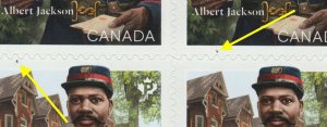 ERROR = BLACK BIRDS = Page of 4 from BK = ALBERT JACKSON Canada 2019 MNH ec187