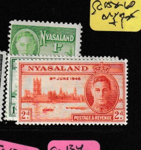 Nyasaland SG 158-60 MNH (8gbv) 