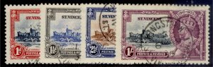 ST. VINCENT GV SG142-145, 1935 SILVER JUBILEE set, VERY FINE USED. Cat £25. CDS