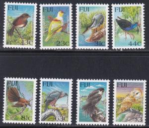 Fiji # 730-735, 738-739, Birds, Short Set, NH, 1/3 Cat.