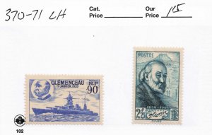 FRANCE  370-71   MLH