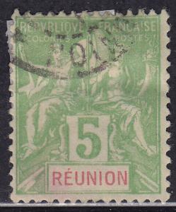 Reunion 38 USED 1900 Navigation and Commerce 5c