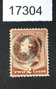 MOMEN: US STAMPS  # 210 USED VF FANCY STAR LOT #17304
