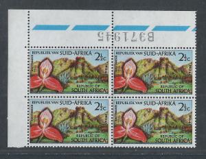 SOUTH AFRICA SC# 284 CONTROL B/4 F MNH 1963 